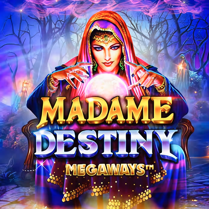 Madame Destiny mystical fortune telling slot with expanding wilds and free spins features